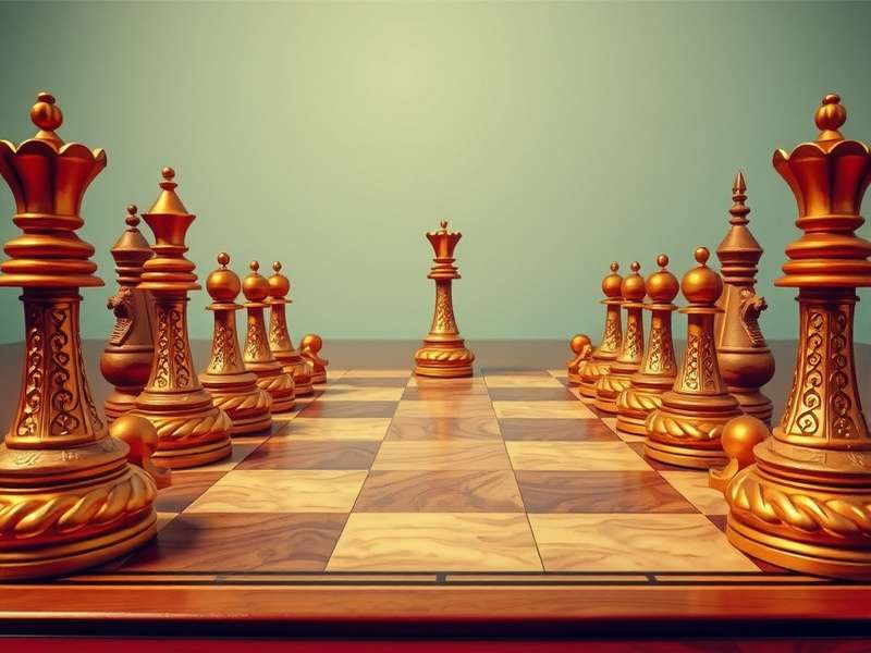 Chess Maharaja India Game Board